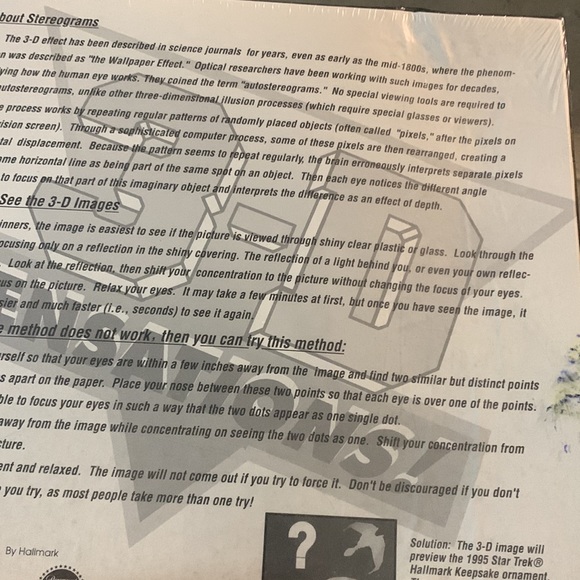 Vintage 90's Star Trek Hallmark Puzzle - Picture 2 of 3